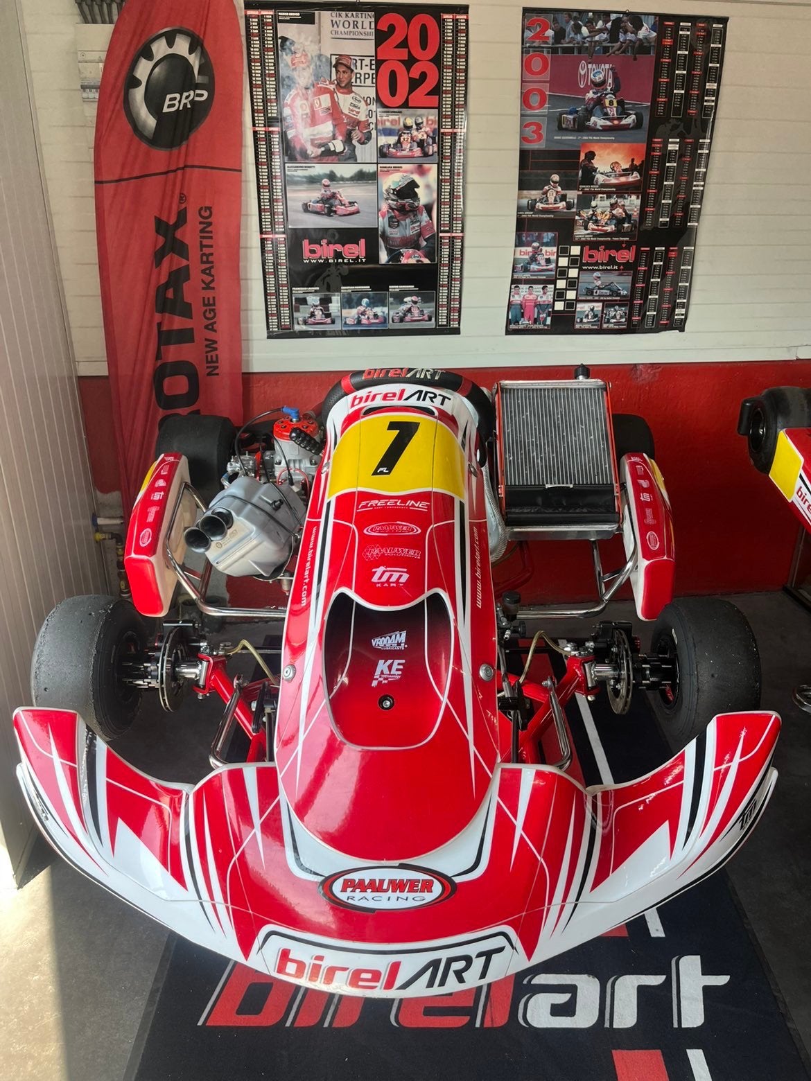 2024 Birel schakel kart -  gereviseerde TM KZ R1, Sport en Fitness, Ophalen, Zo goed als nieuw, Kart