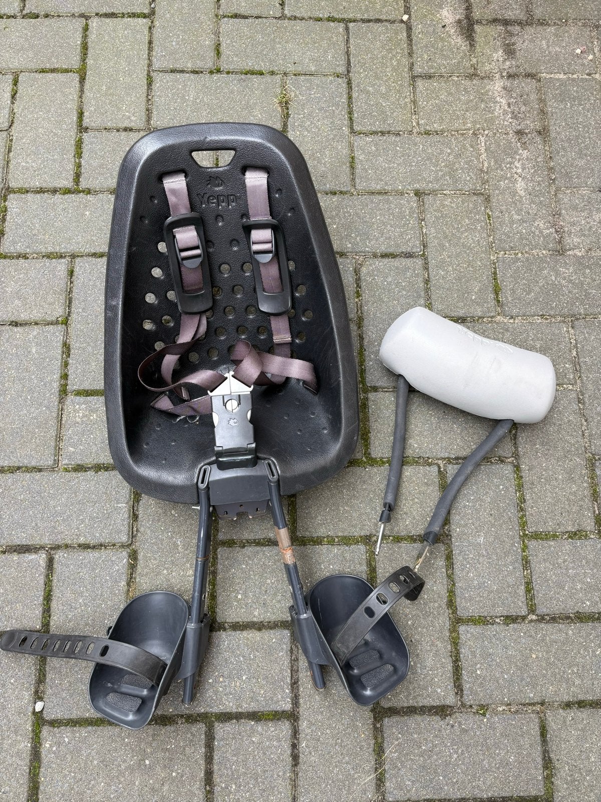 Yepp fietsstoeltje incl adapter, Fietsen en Brommers, Ophalen, Achterzitje, 9 t/m 36 kg, Gebruikt