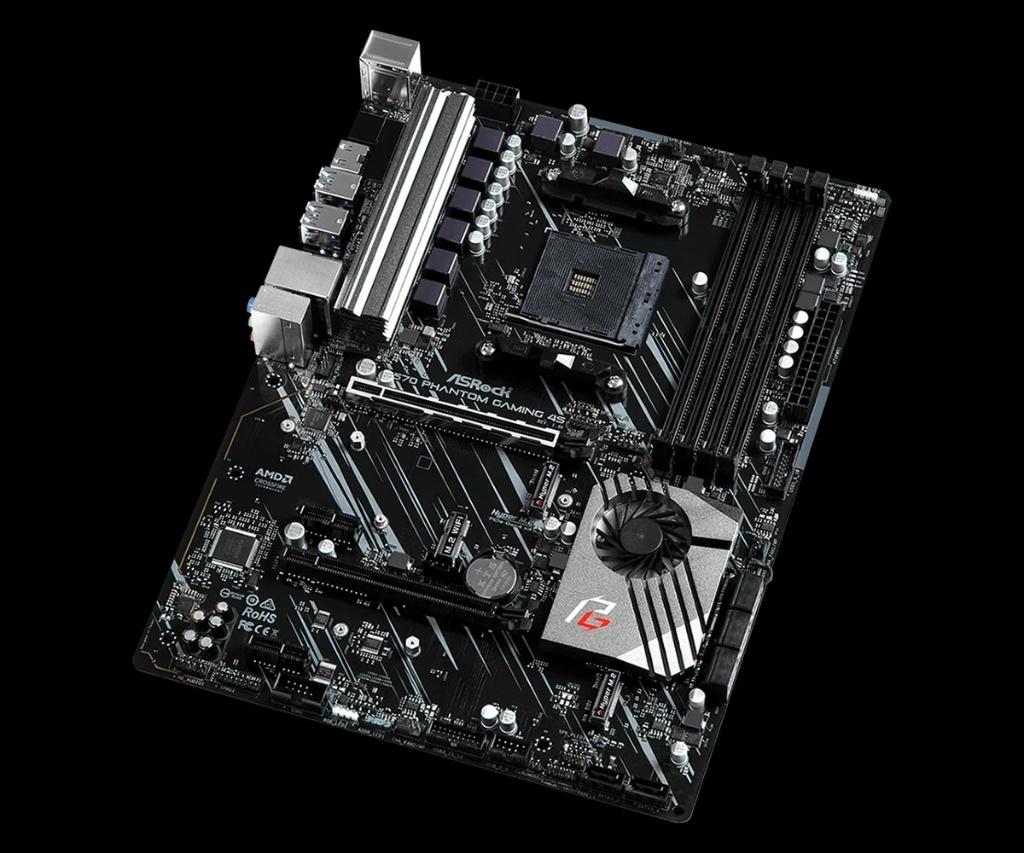 ASRock X570 PHANTOM GAMING 4S Moederbord met Socket AM4, Ophalen of Verzenden, Gebruikt, DDR4