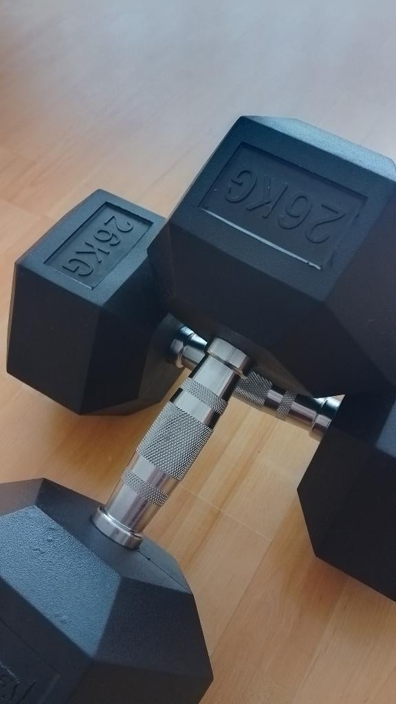 1 x 26kg Hex Kraken Dumbbell Gewicht, Sport en Fitness, Fitnessmaterialen, Ophalen, Nieuw, Benen, Dumbbell