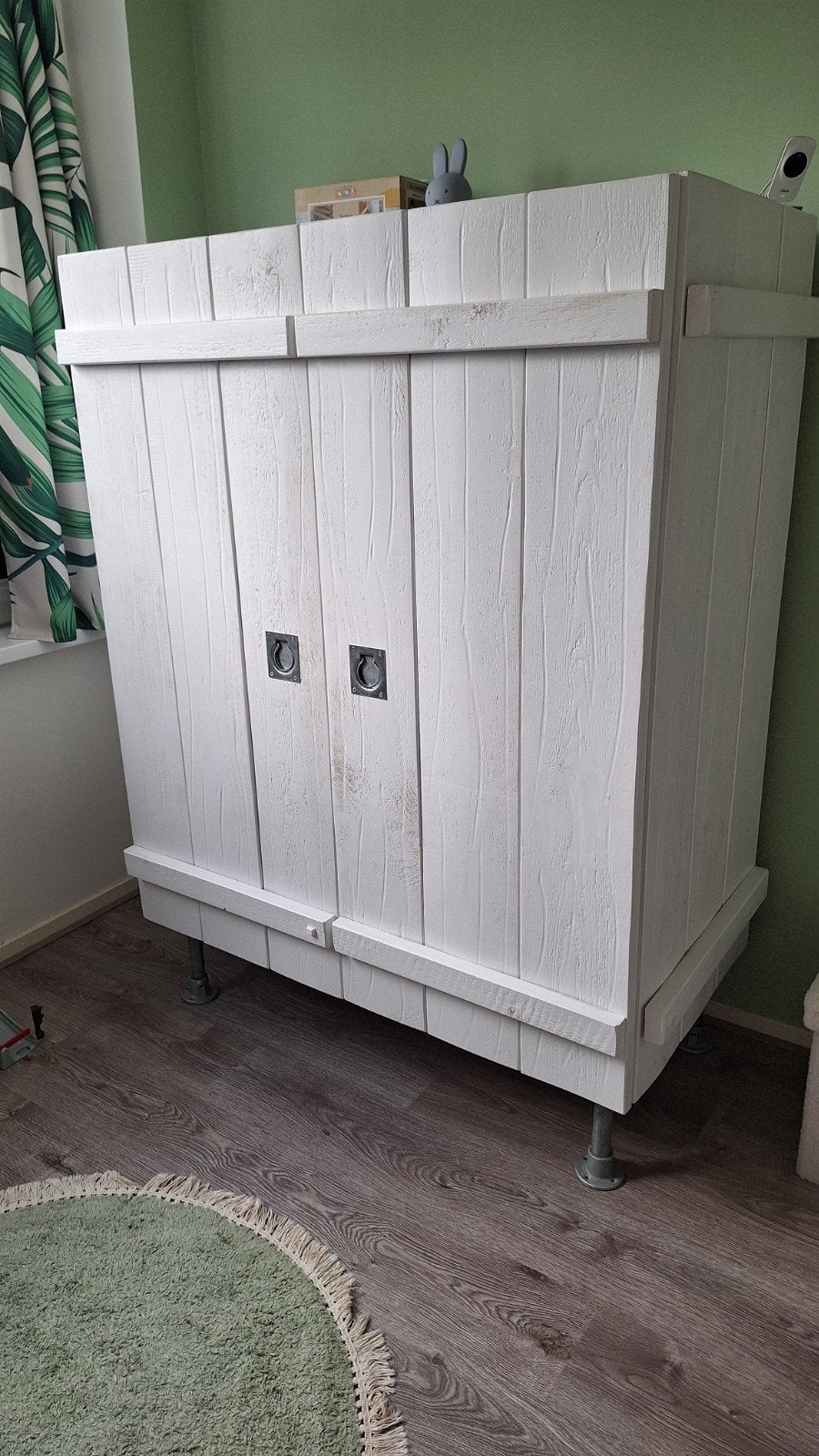 Steigerhouten kast - 120x60x160 cm, Huis en Inrichting, Ophalen, Gebruikt, 100 tot 150 cm, Steigerhout