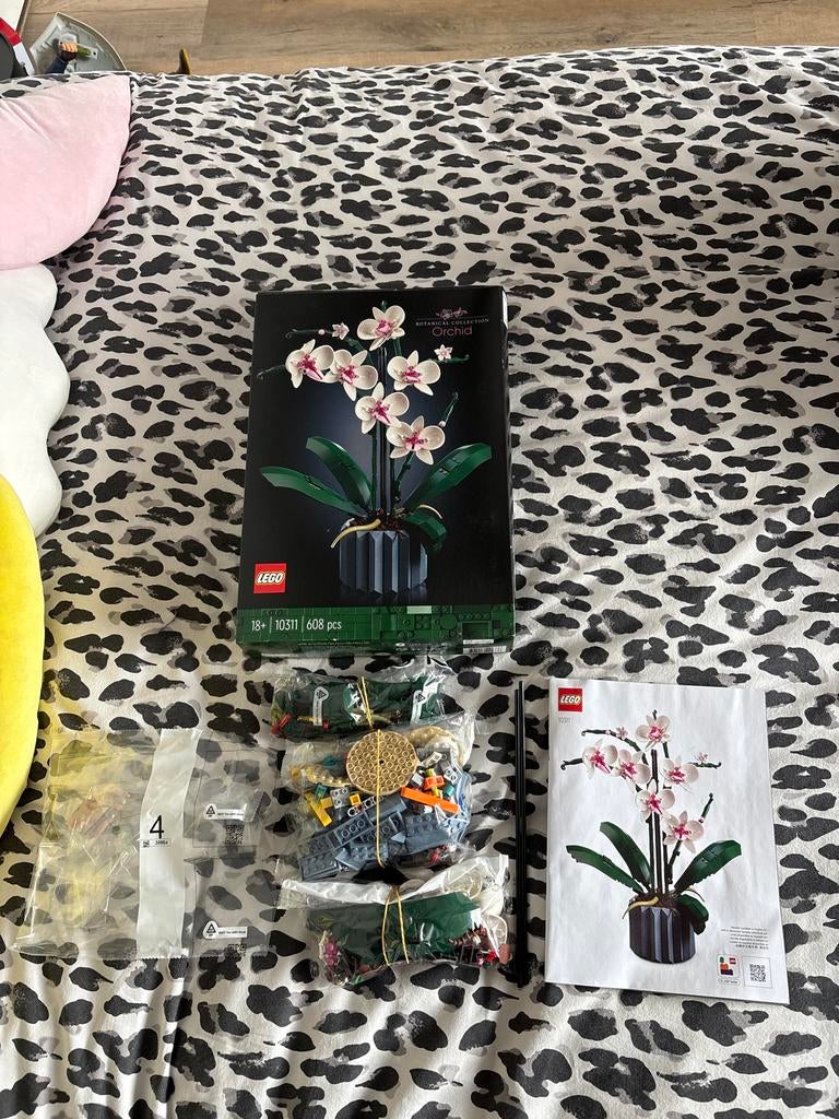 Lego Botanical Orchidee 10311, Kinderen en Baby's, Speelgoed | Duplo en Lego, Gebruikt, Overige thema's, Lego, Ophalen of Verzenden