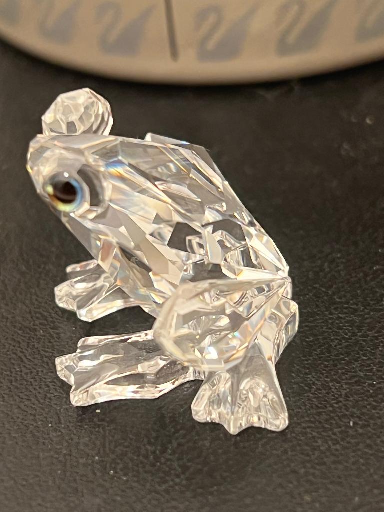 Swarovski Kikker, Ophalen of Verzenden, Gebruikt, Figuurtje
