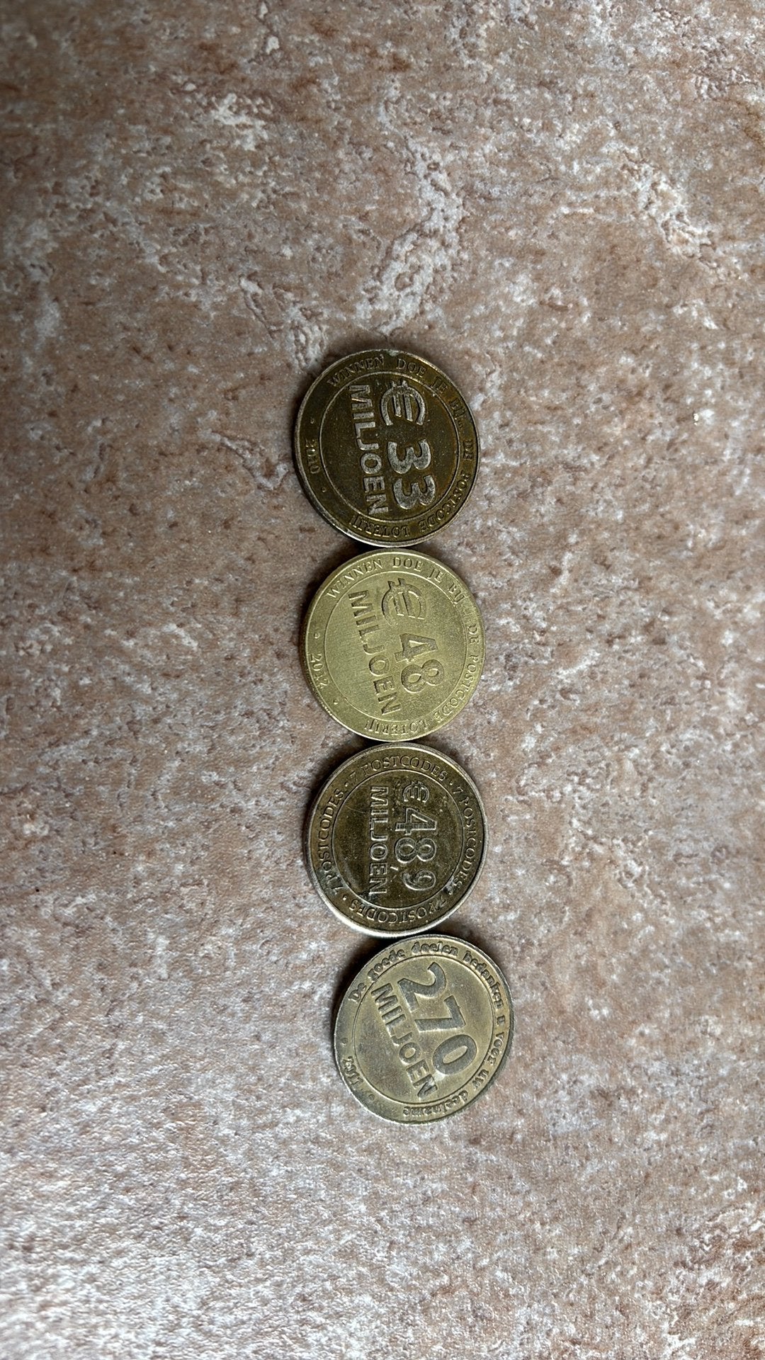 Postcodeloterij munten, Postzegels en Munten, Ophalen of Verzenden, Koningin Beatrix, Euro's