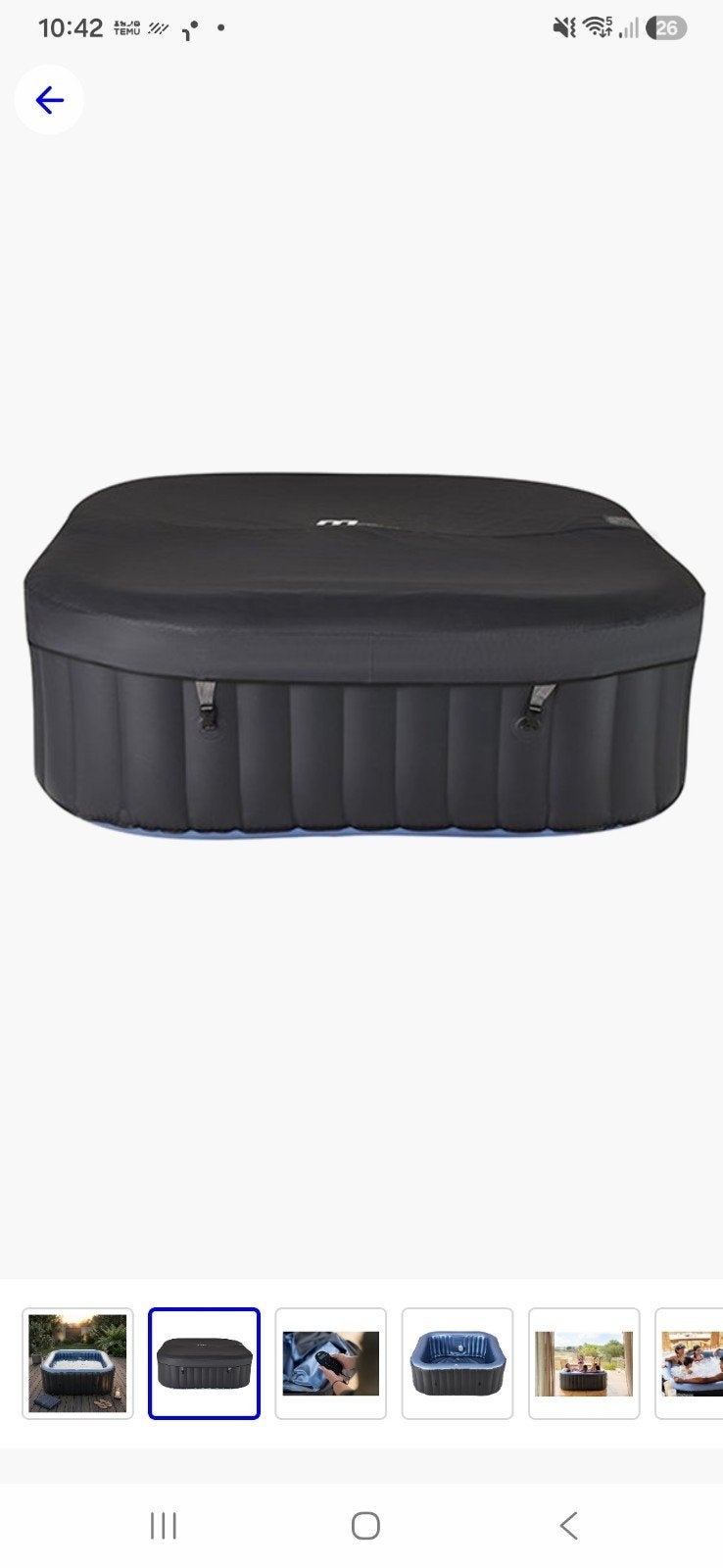 opblaasbare jacuzzi, Tuin en Terras, Bubbelbaden en Hottubs, Ophalen, Opblaasbaar, Nieuw, Afdekzeil