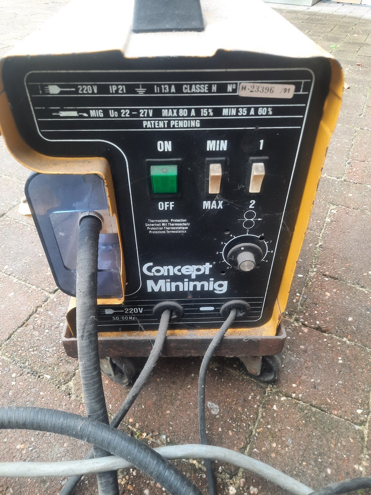 Concept Minimig lasapparaat - MIG/MAG 220V, Ophalen of Verzenden