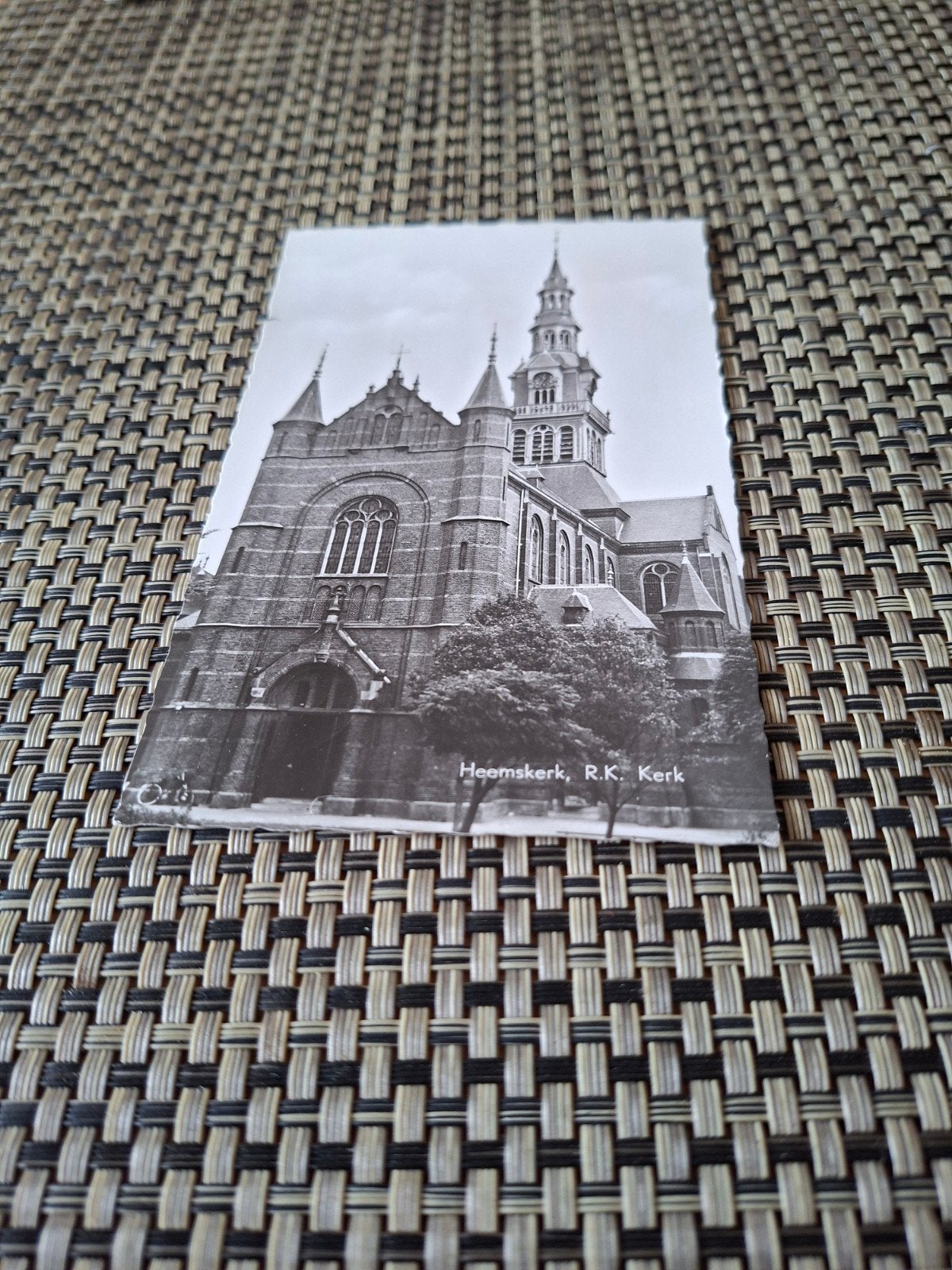 Heemskerk, R.K. Kerk, Ophalen of Verzenden, 1940 tot 1960, Gelopen, Noord-Holland