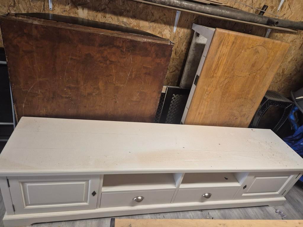 tv meubel met lades en deuren, Ophalen, Gebruikt, 25 tot 50 cm, Minder dan 100 cm