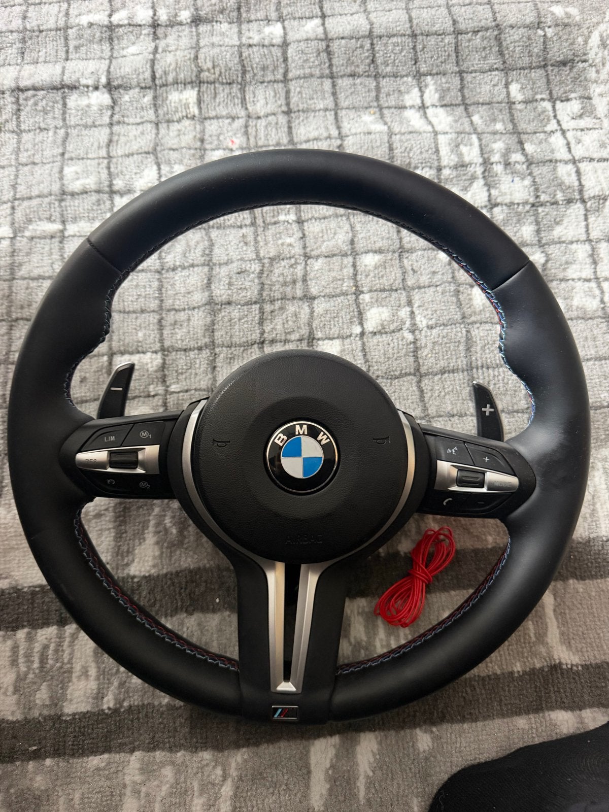 BMW M-Performance Stuurwiel met Flippers, Auto-onderdelen, Ophalen of Verzenden, Gebruikt, BMW