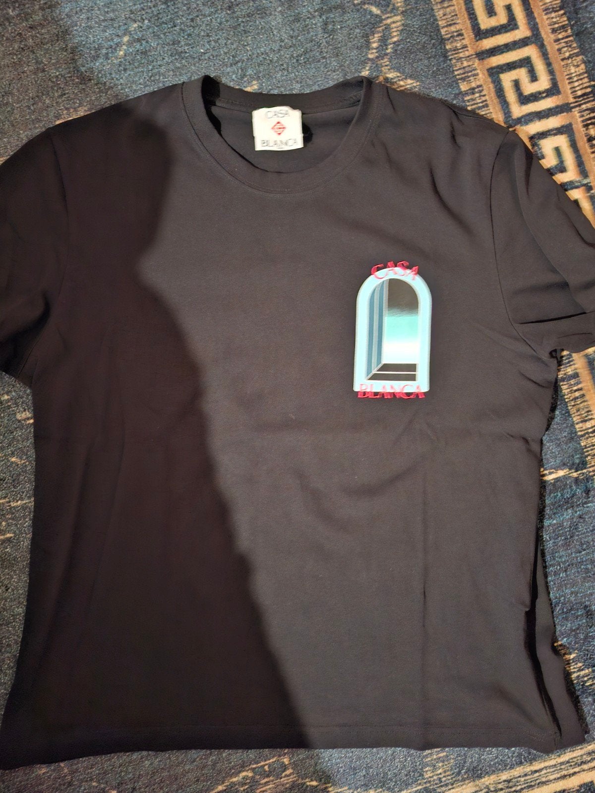 Casablanca T-shirt met print - Zwart, Casablanca, Verzenden, Zwart, Maat 56/58 (XL)