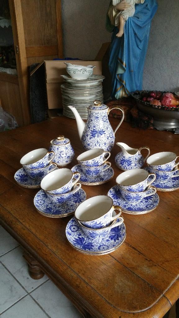 12 pers. koffieservies BOCH KERALUX MONETA, Ophalen of Verzenden