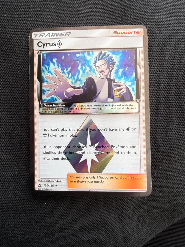 Cyrus 120 pokemonkaart, Ophalen of Verzenden, Zo goed als nieuw