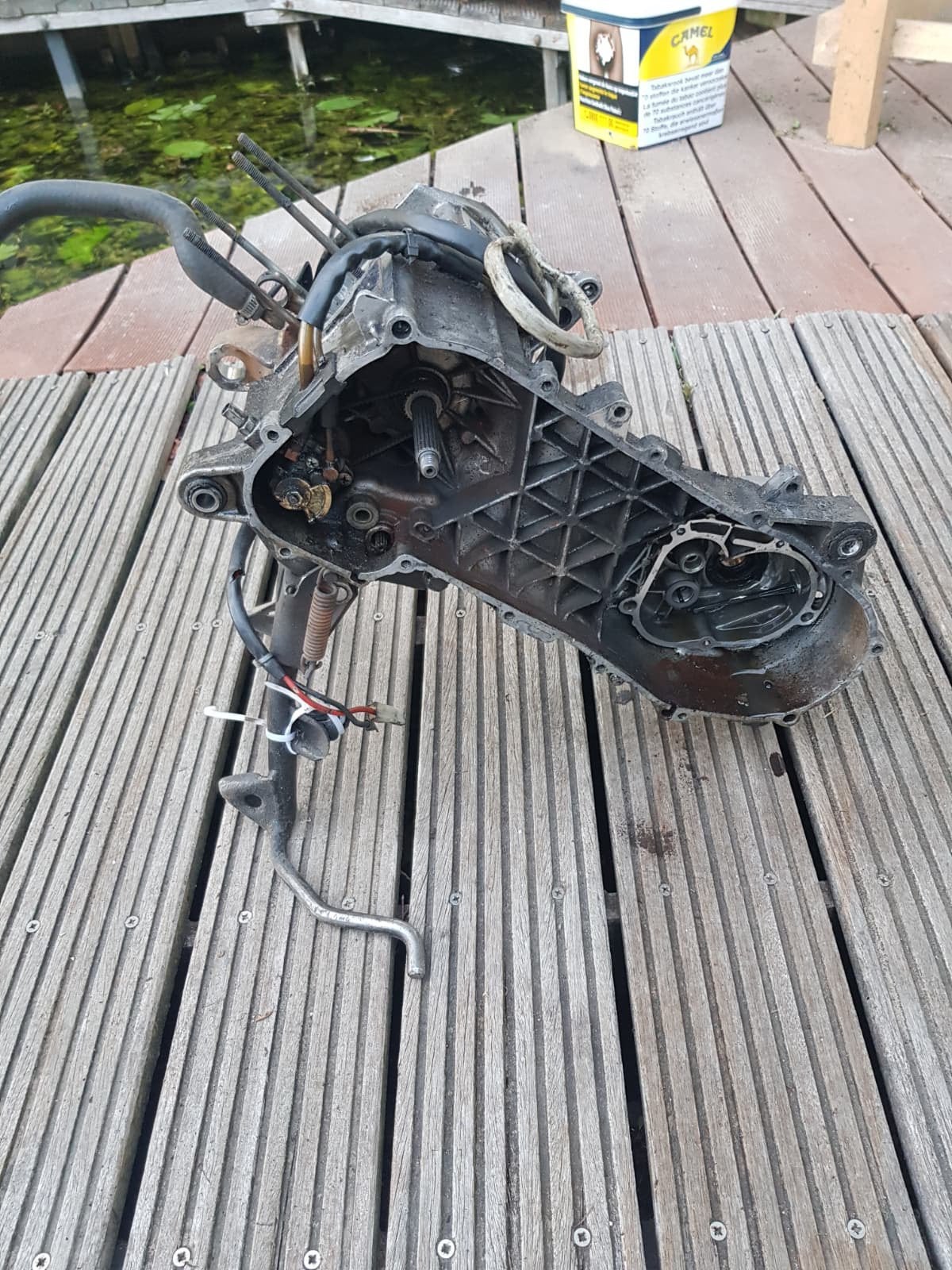 Piaggio zip sp h20 carter motor blok LC 2takt onderdelen, Motoren, Ophalen of Verzenden