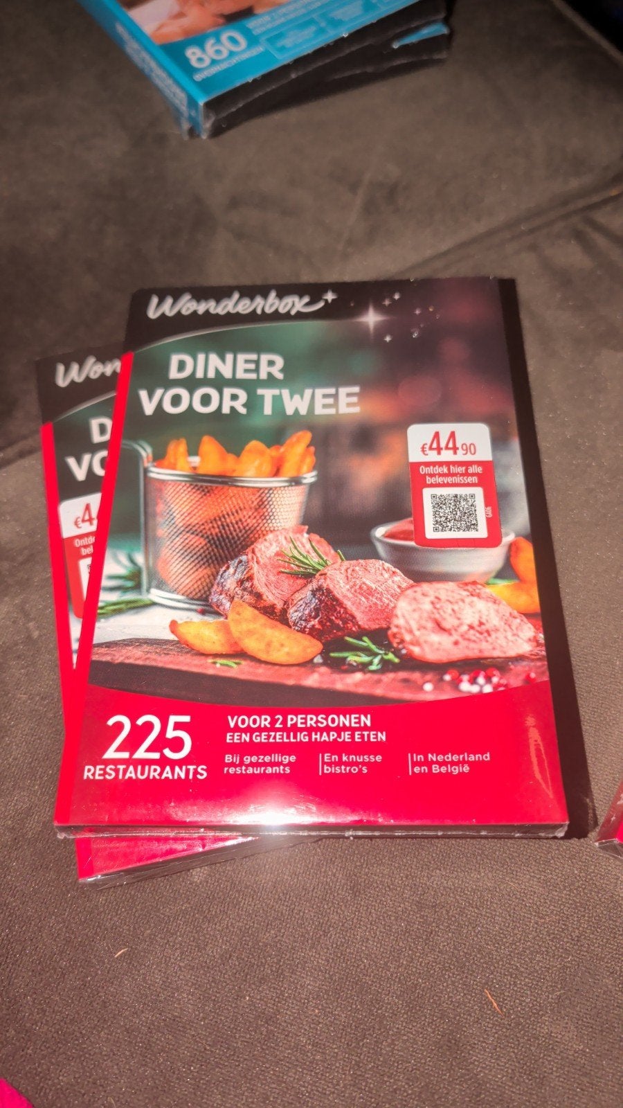 waardebon diner voor 2, Tickets en Kaartjes, Twee personen, Cadeaubon