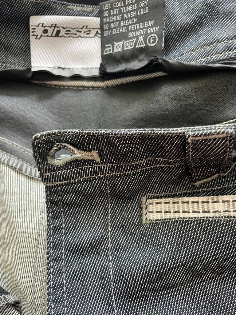 Motor spijkerbroek van Alpinestars, Ophalen of Verzenden, Zo goed als nieuw, Blauw