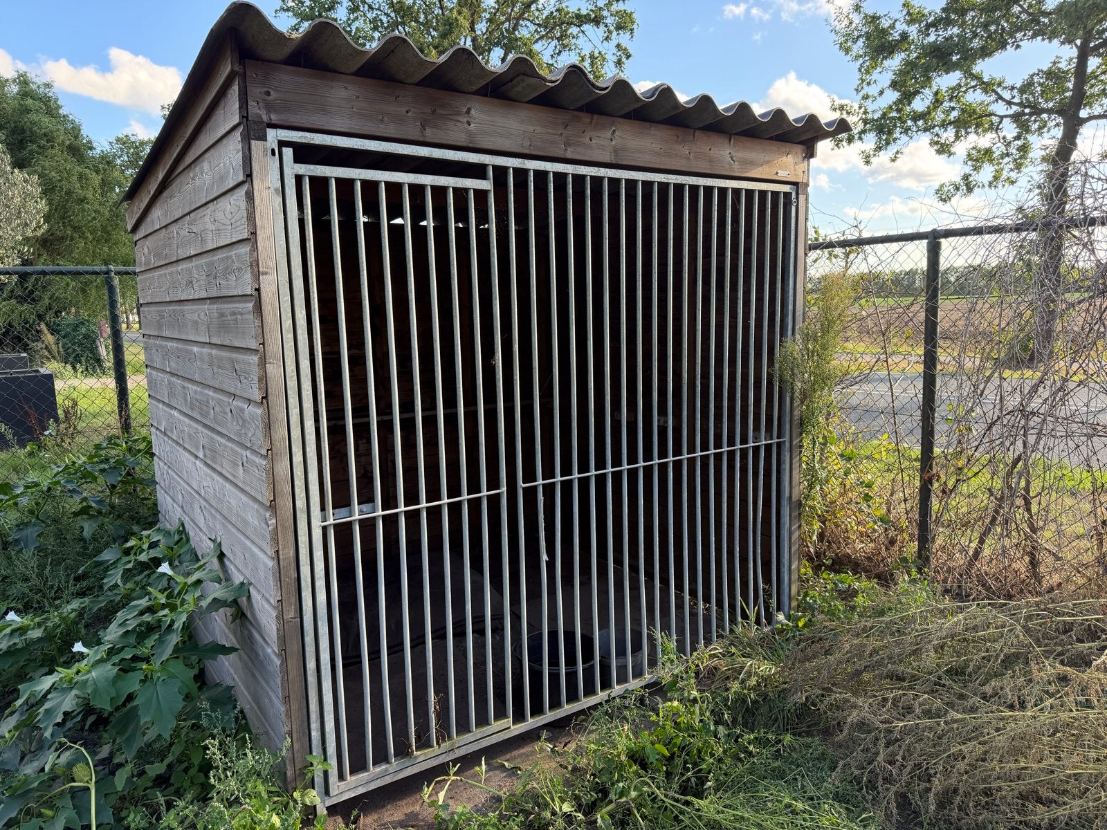 Hondenkennel hondenhok 190x215x210 - zelf demonteren, Ophalen, Gebruikt, 110 cm of meer, 100 cm of meer