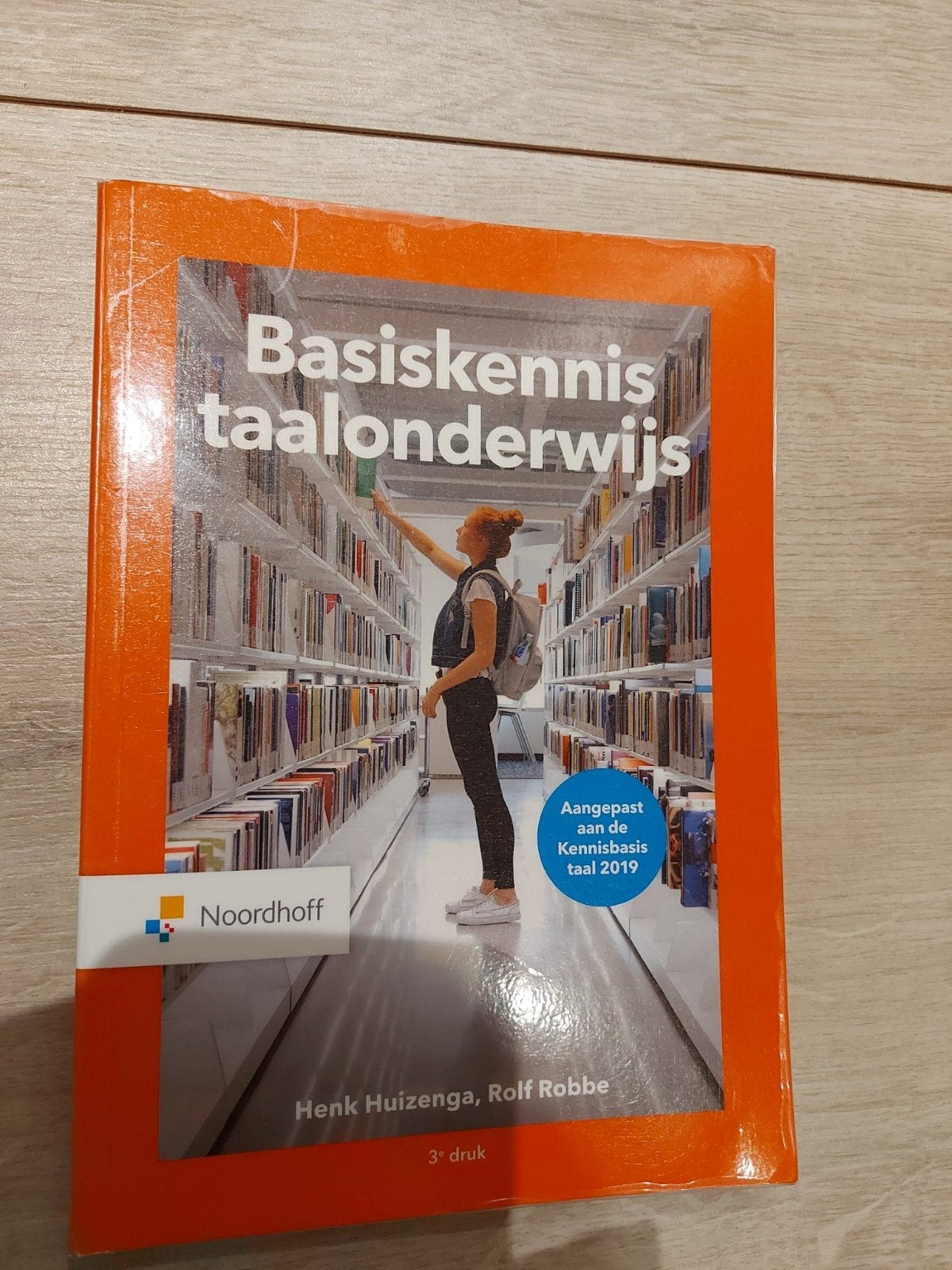 Basiskennis taalonderwijs Pabo - Noordhoff, Zo goed als nieuw, Henk Huizenga, Rolf Robbe, Alpha, HBO