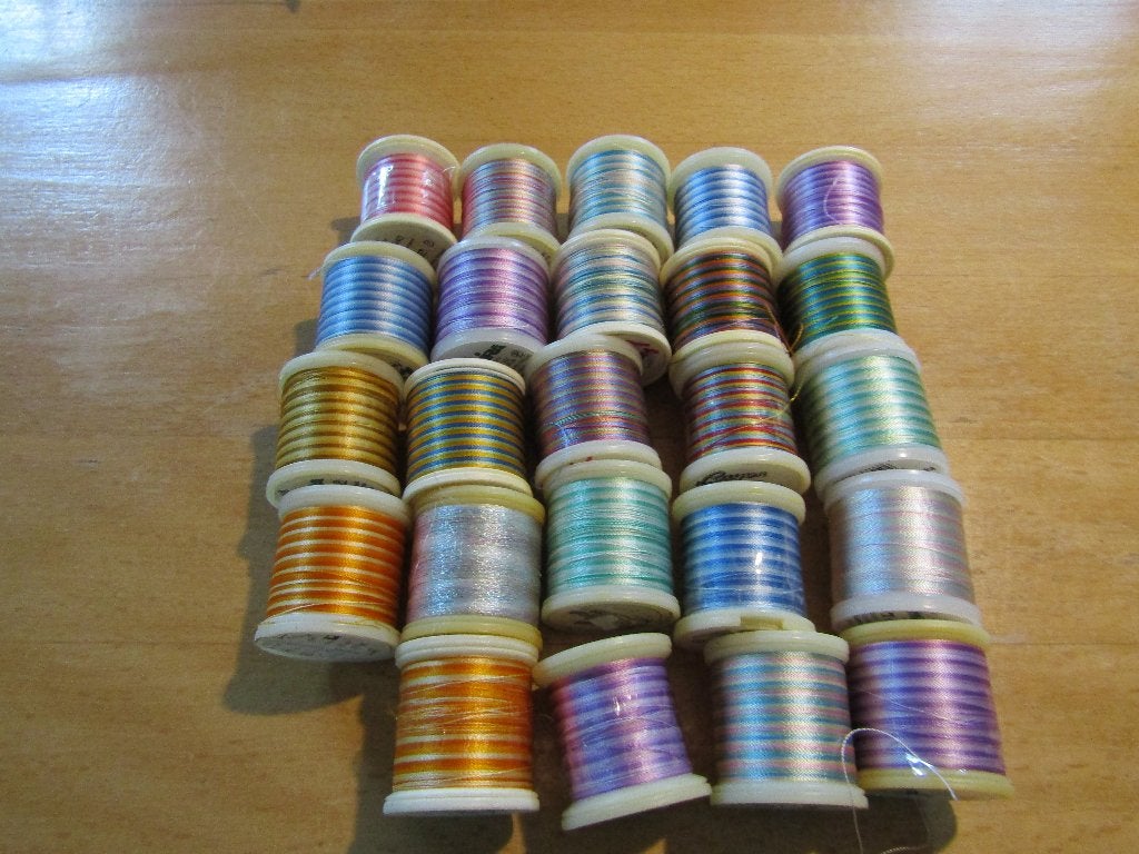 Party 24 x Madeira Verloop garen .Rest vol /paar een draad, Ophalen, Nieuw, Overige thema's, Overige typen