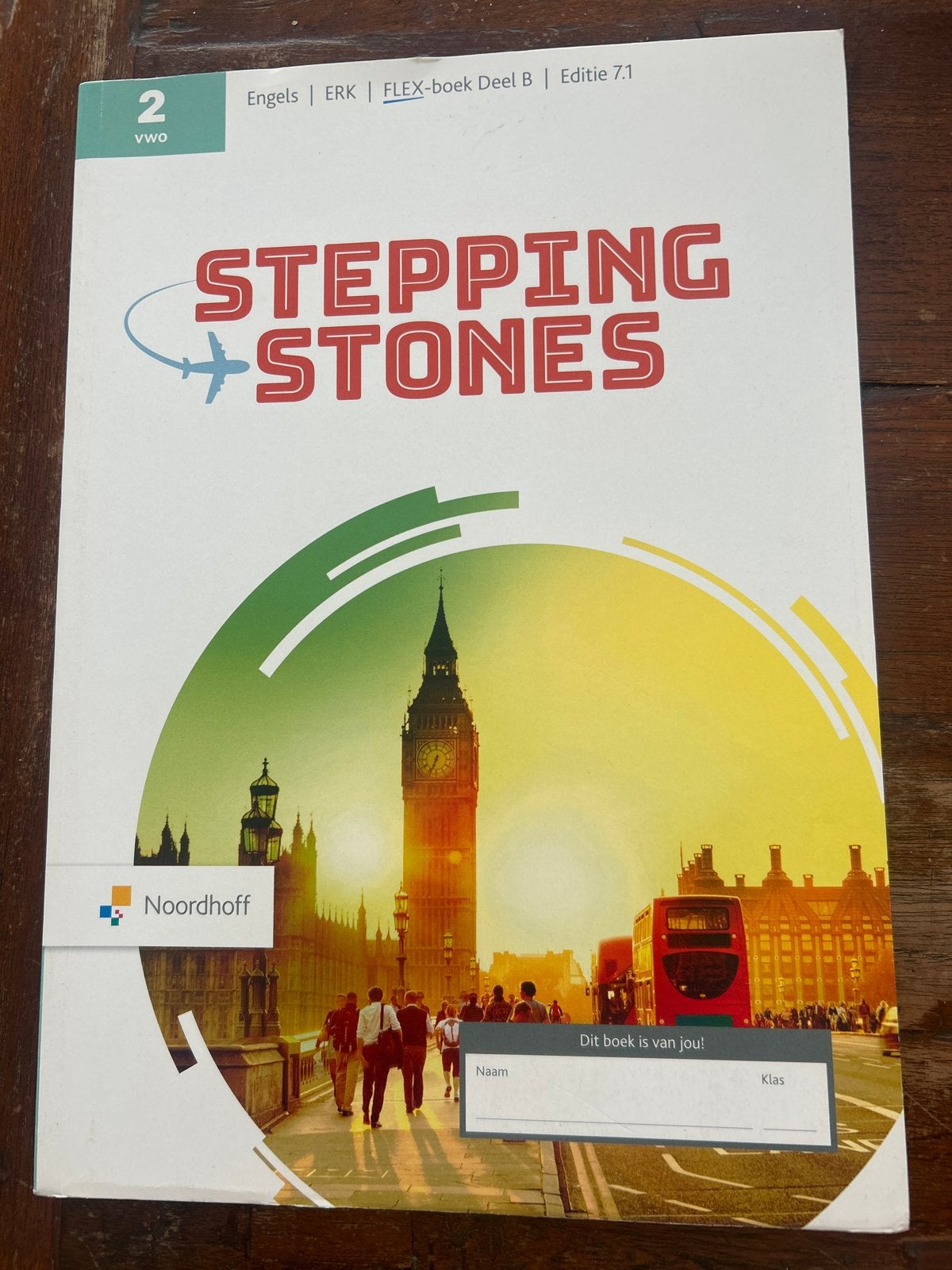 Stepping Stones Engels VWO 2 FLEX-boek Deel B Editie 7.1, Ophalen of Verzenden, Nieuw, VWO, Engels