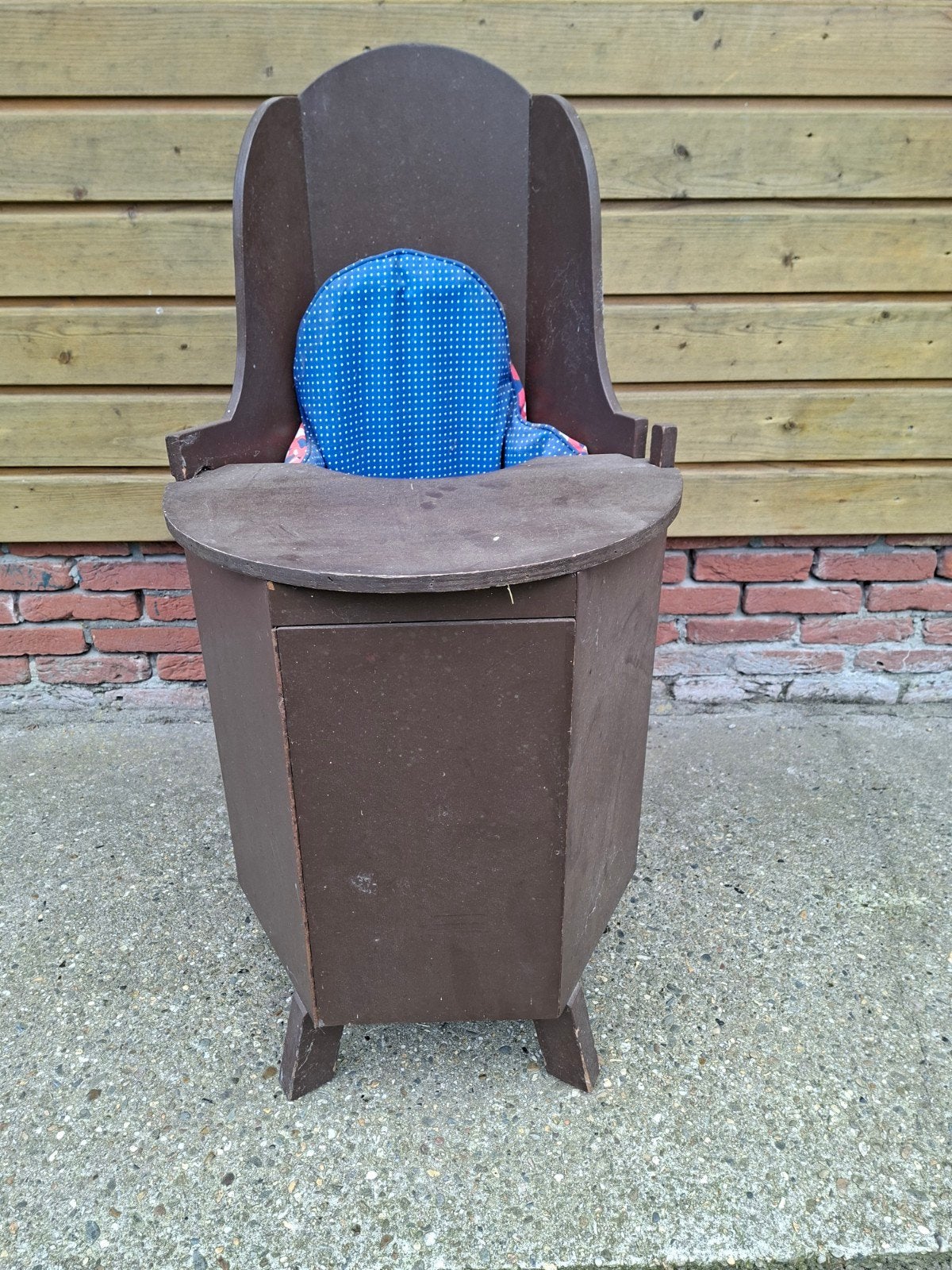 Vintage kinderstoel met opbergruimte, Ophalen, Gebruikt, Overige typen