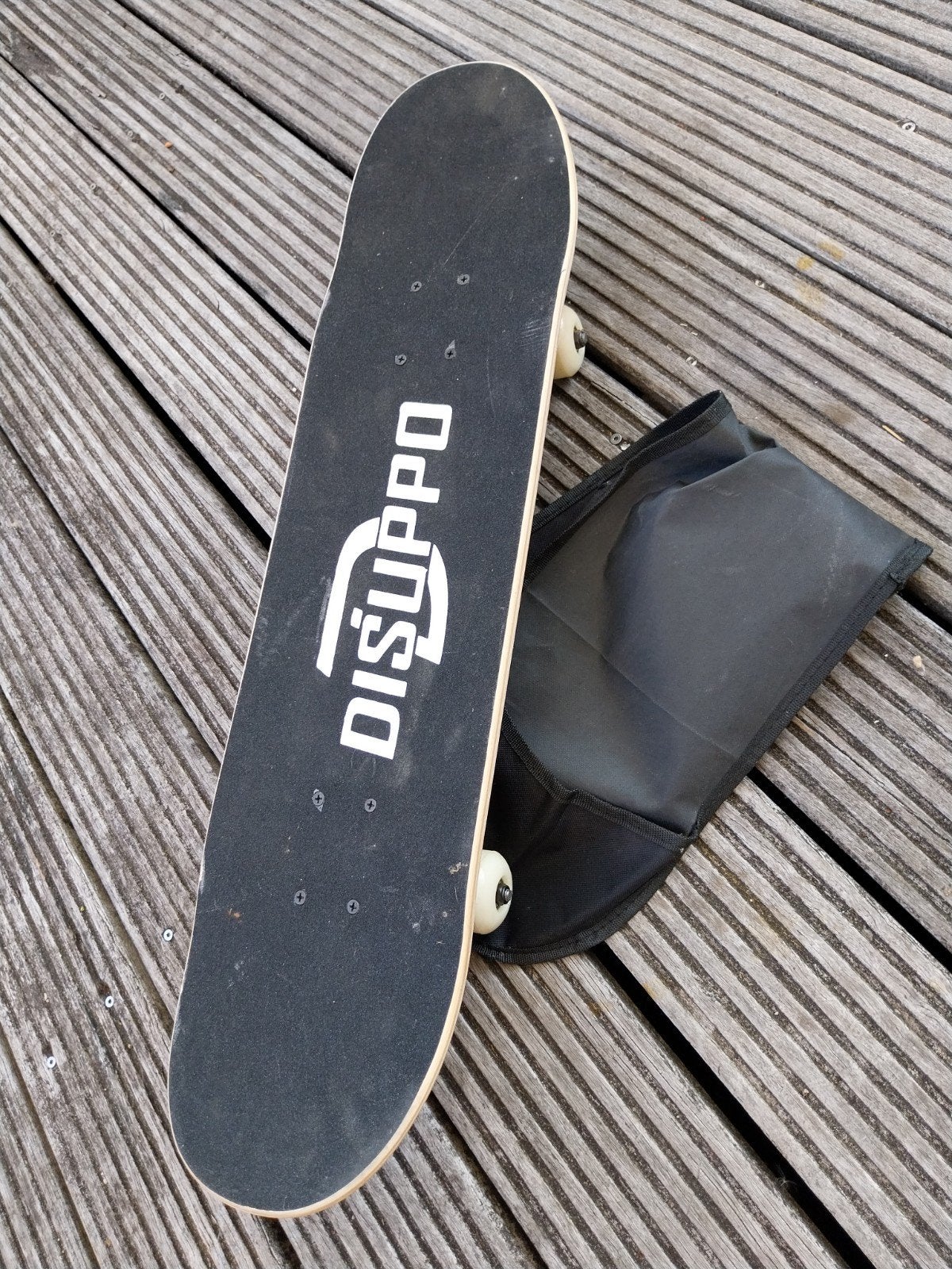 DISUPPO Skateboard met draagtas - Zo goed als nieuw, Ophalen, Zo goed als nieuw, Skateboard
