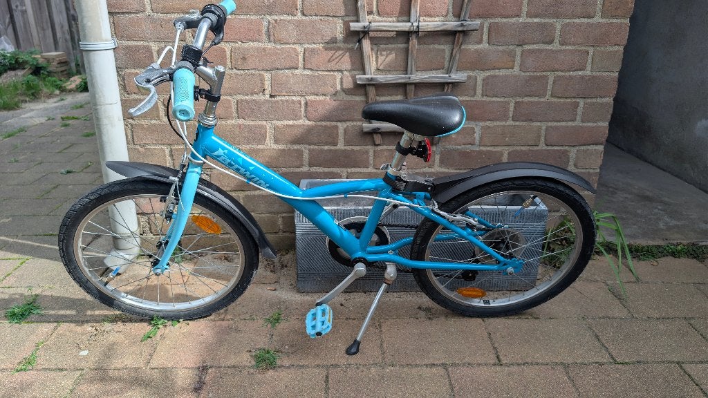 Btwin kinderfiets, Ophalen, 16 tot 20 inch, Velgrem, Zo goed als nieuw