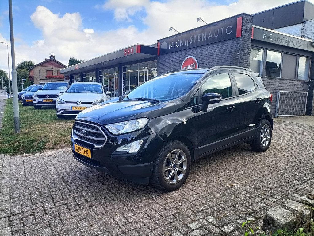 Ford EcoSport 1.0 EcoBoost Connected, Navi, Cruise, App's, Auto's, Ford, Gebruikt, Zwart, Ecosport, Zwart