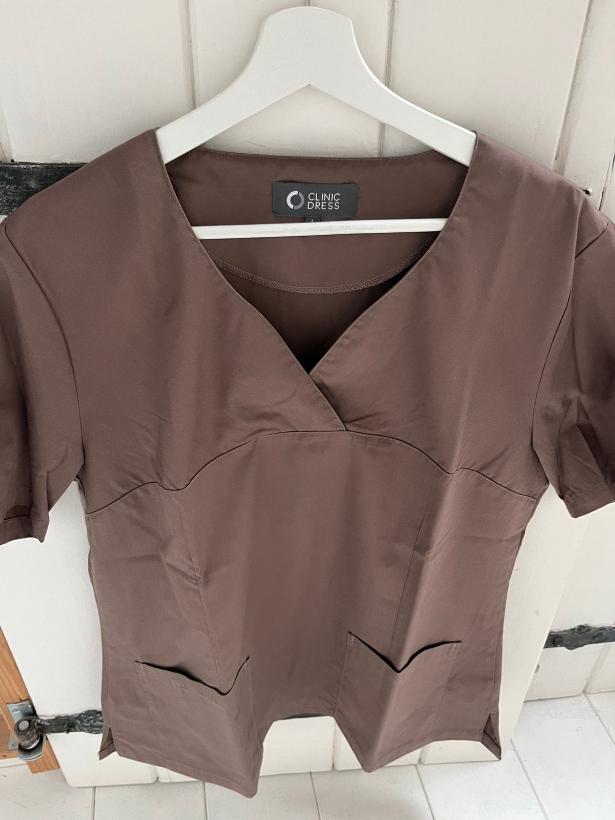 Zorgkleding Clinic Dress, Ophalen, Bruin, Maat 42/44 (L), Zo goed als nieuw