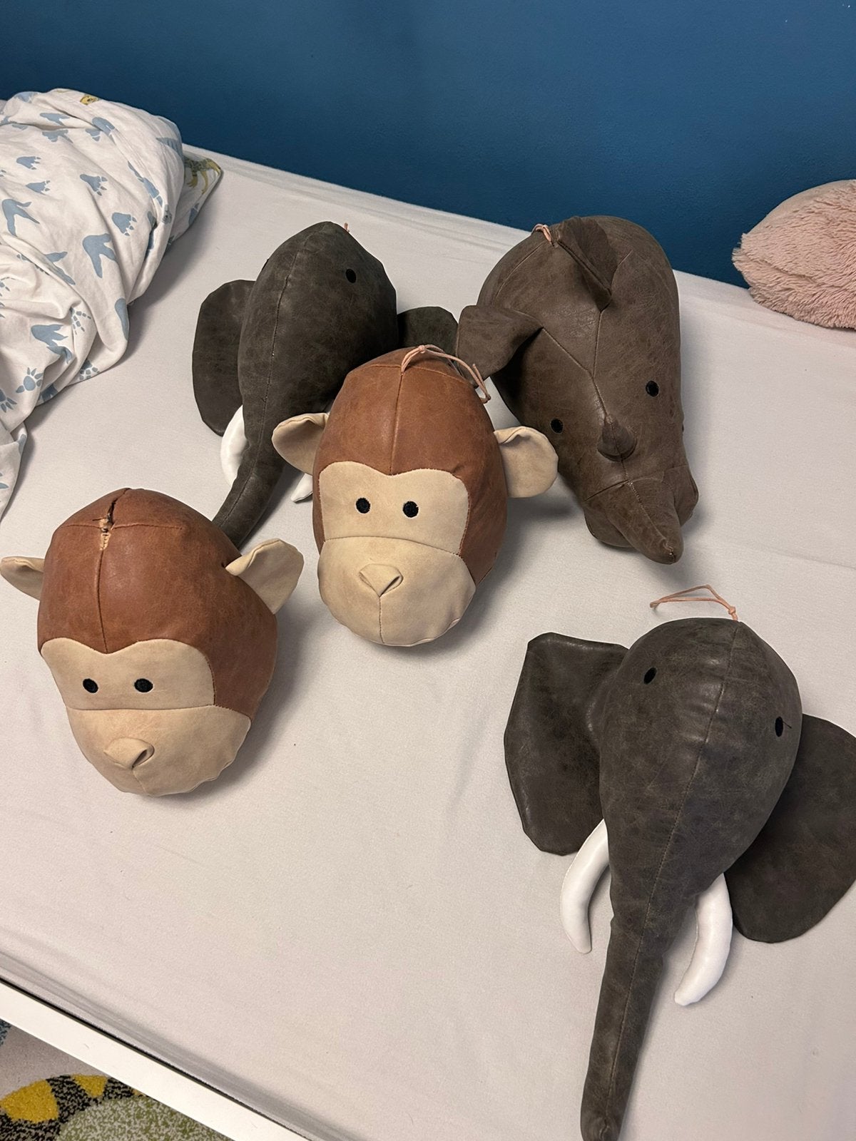 Hangers dierenkop voor kinderkamer, Ophalen of Verzenden