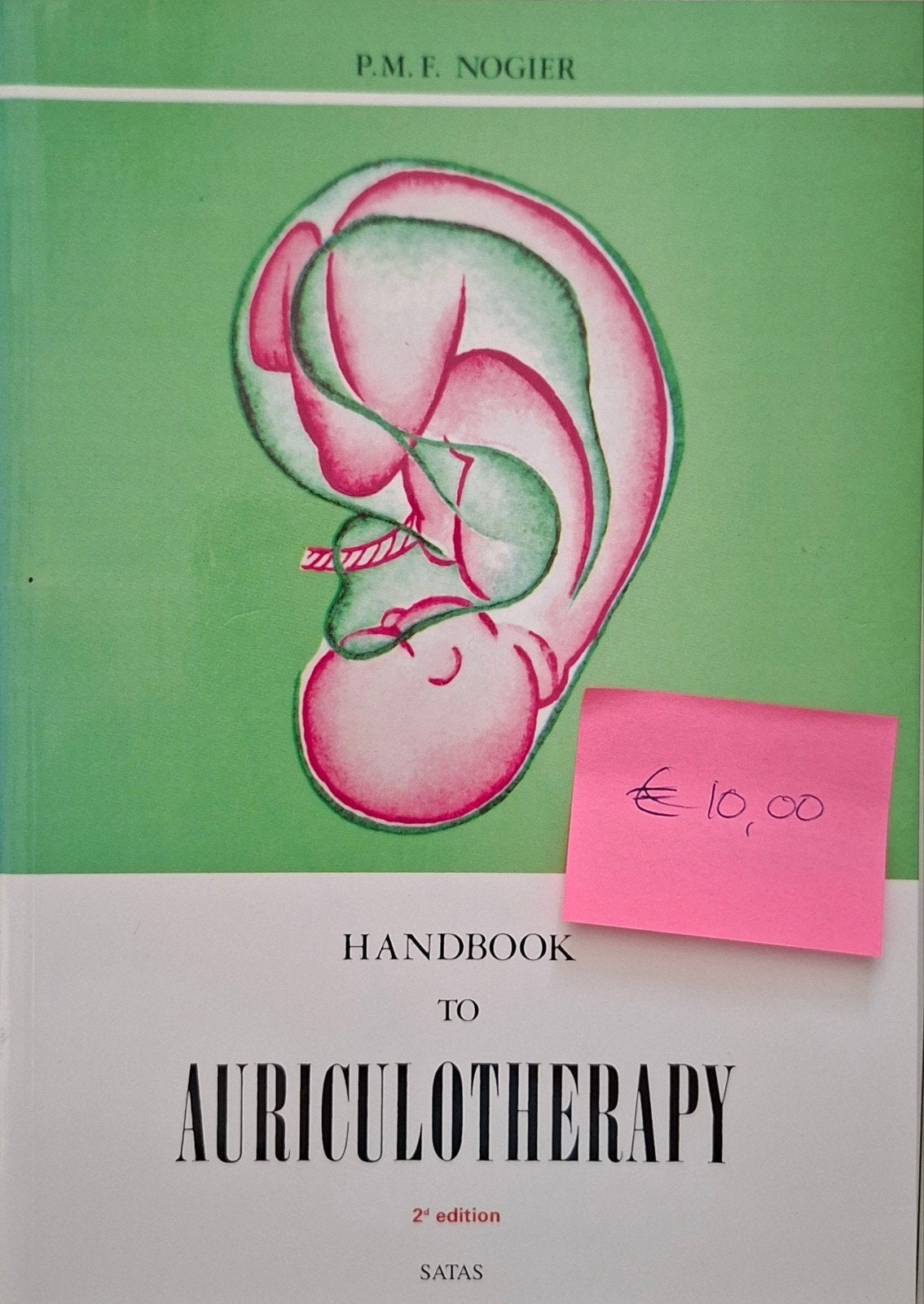 Handbook to Auriculotherapy - P.M.F. Nogier (2e editie), Gelezen, Ophalen of Verzenden, P.M.F. Nogier, Beta