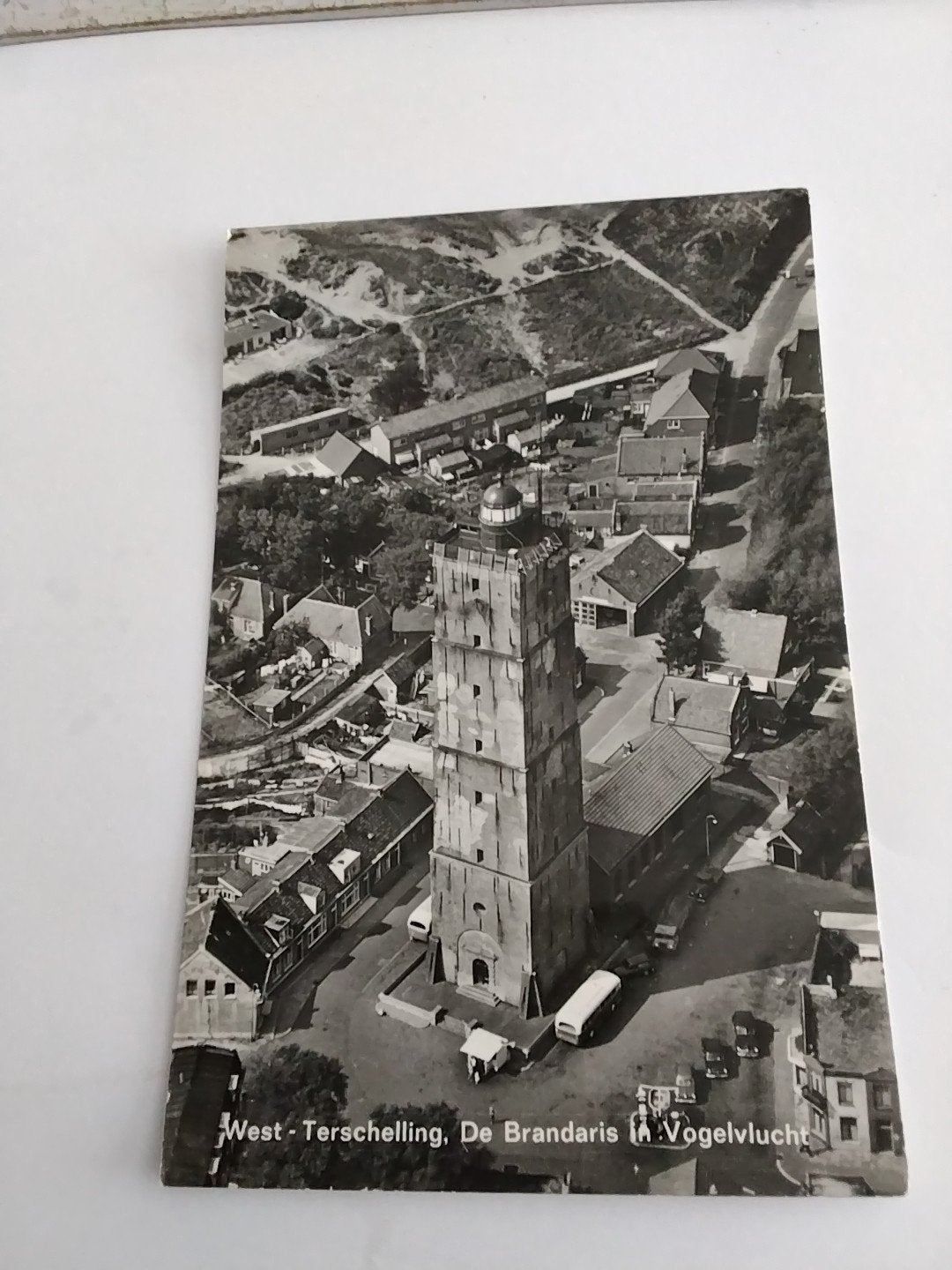 Oude ansichtkaart West-Terschelling, De Brandaris, Ophalen of Verzenden, 1960 tot 1980, Gelopen, Waddeneilanden