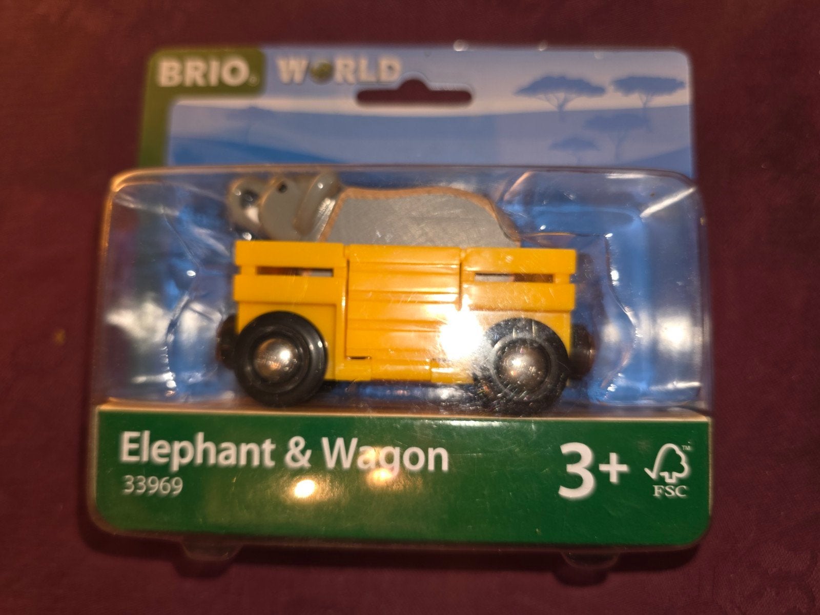 Brio World Olifant & Wagon - Nieuw in verpakking, Ophalen of Verzenden, Nieuw, Jongen of Meisje