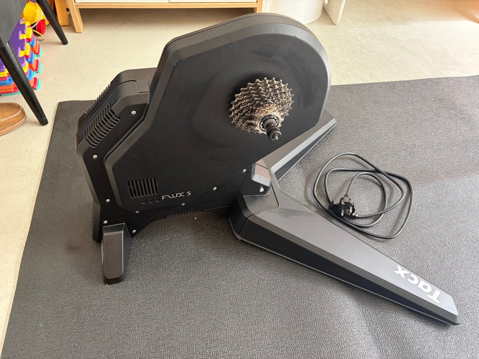 Tacx Flux S (incl trainermat) - Uitstekende staat, Overige typen, Ophalen of Verzenden, Zo goed als nieuw, Metaal
