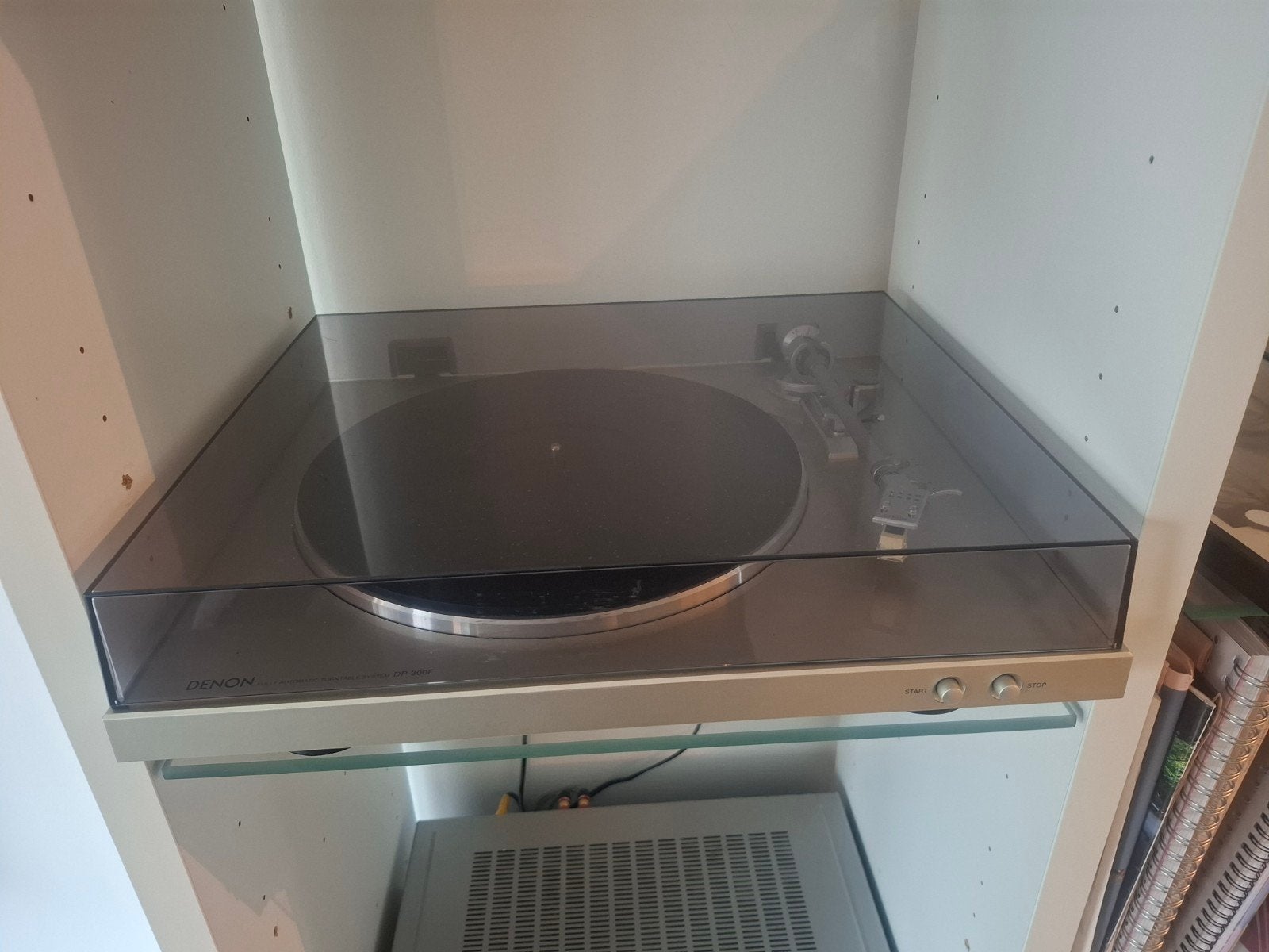 Denon DP-300F Volautomatische Platenspeler Zilver, Audio, Tv en Foto, Ophalen, Overige merken