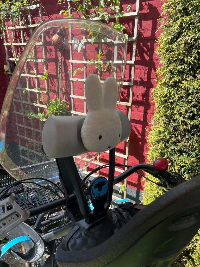 Thule Yepp Mini fietszitje met windscherm, Fietsen en Brommers, Fietsaccessoires | Fietsstoeltjes, Ophalen of Verzenden, Gebruikt