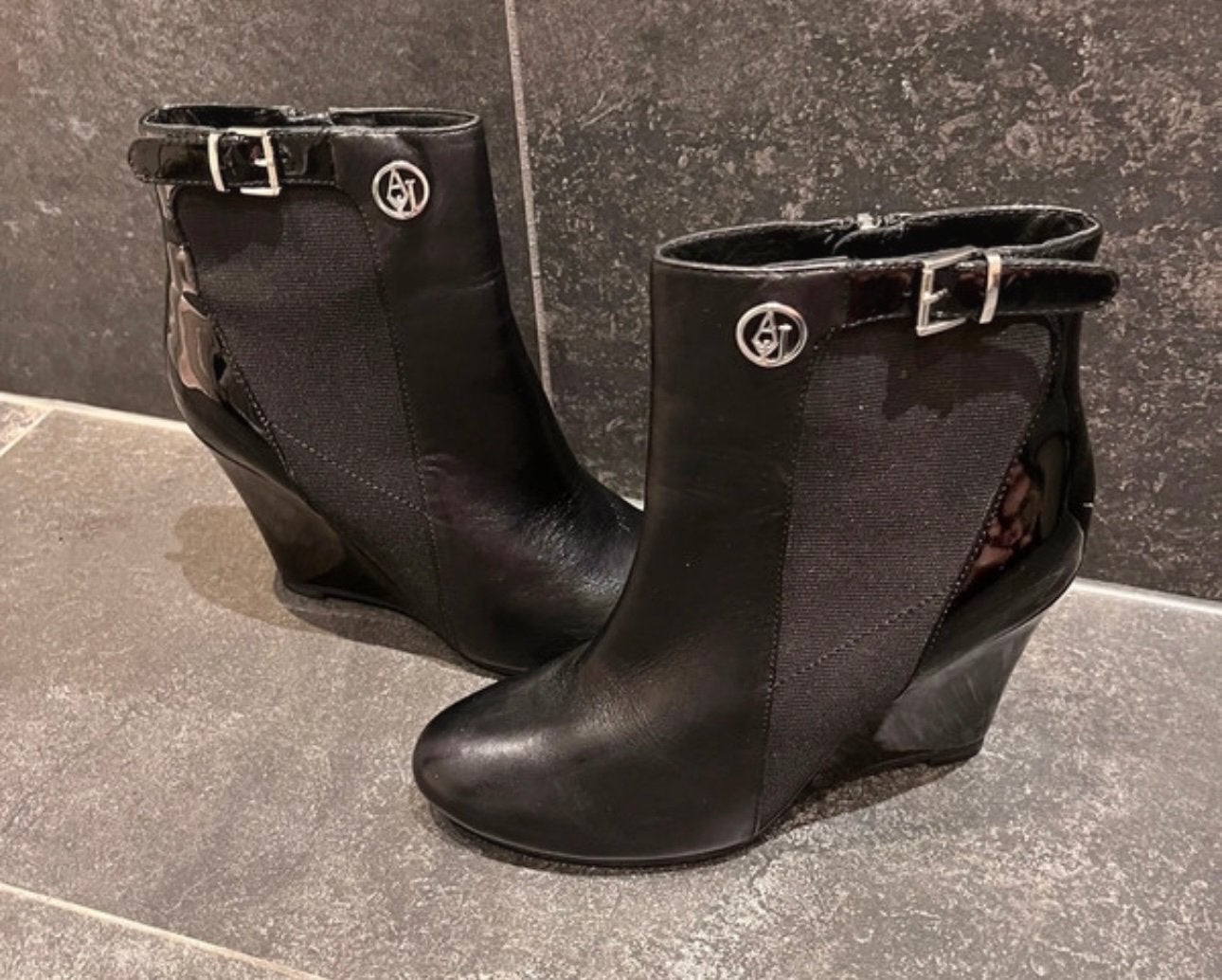 Armani laarsjes maat 39 orgineel, R, R, Zwart, Ophalen of Verzenden