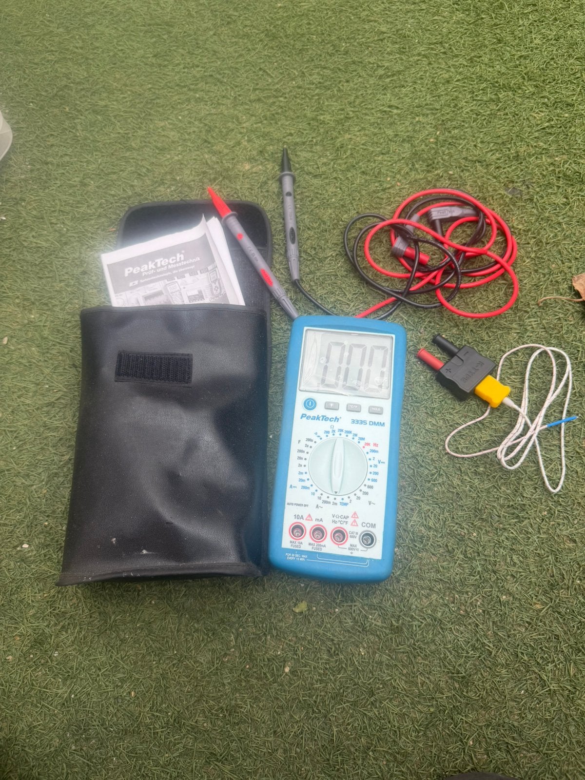 Nieuwe multimeter peaktech 3335 dmm, Doe-het-zelf en Verbouw, Meetapparatuur, Ophalen, Zo goed als nieuw, Multimeter