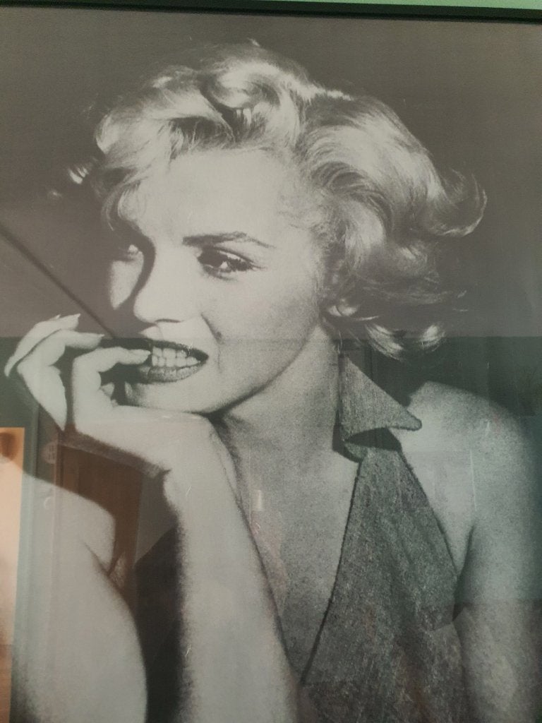 Marilyn Monroe afbeelding in wissellijst, Ophalen, Zo goed als nieuw