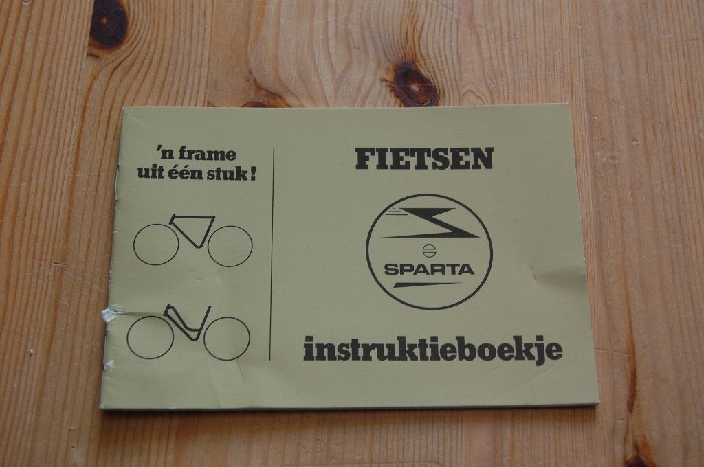 Sparta instruktieboekje fietsen, Ophalen of Verzenden, Gebruikt