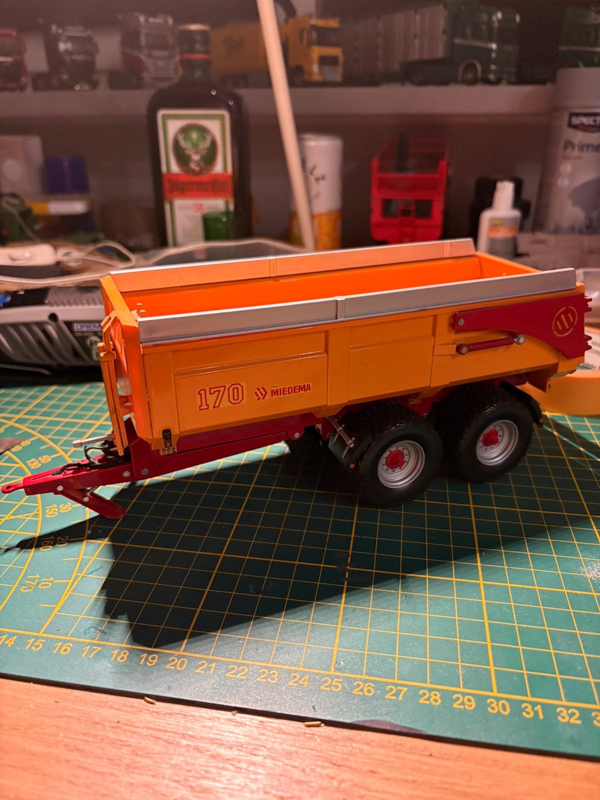 Gele miedema kieper, Ophalen of Verzenden, Zo goed als nieuw, Tractor of Landbouw, Overige merken