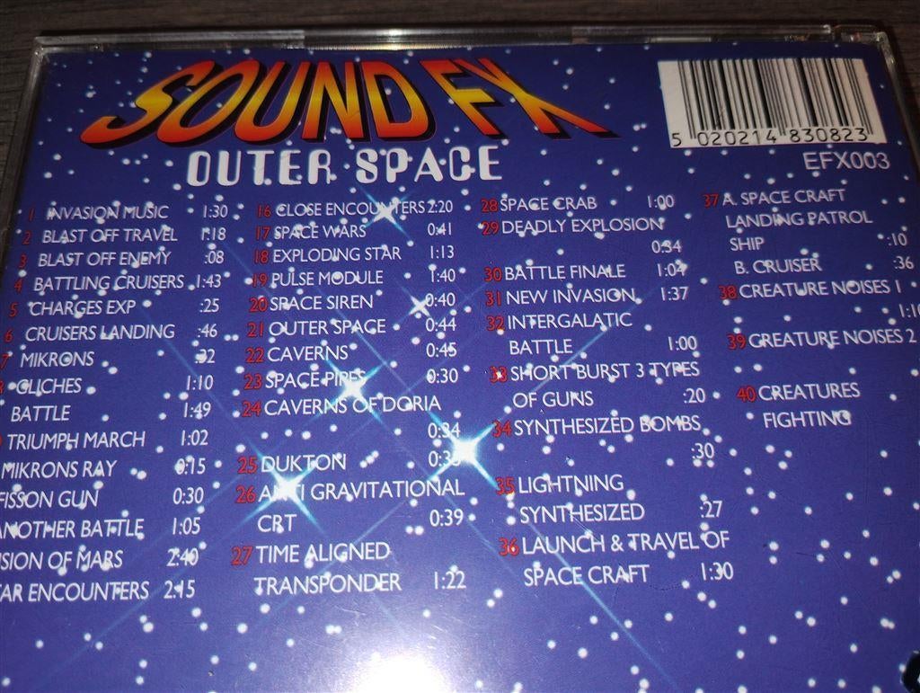 Outer Space Sound FX, Ophalen of Verzenden, Zo goed als nieuw