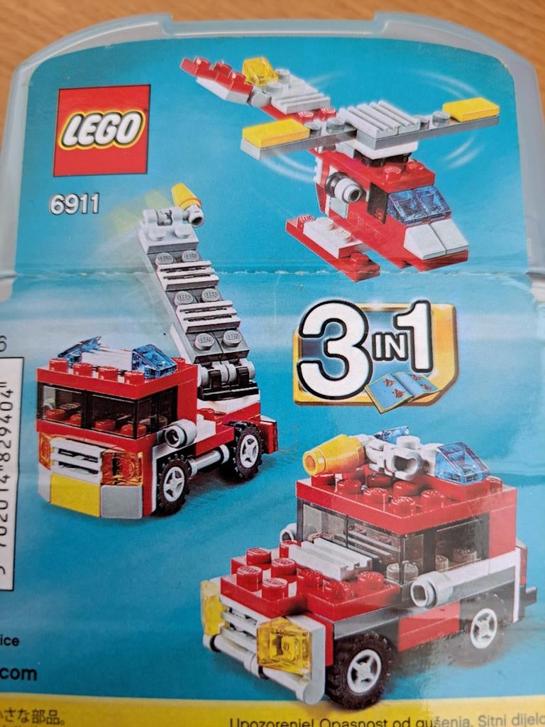 Lego Creator 3-in-1 set 6911 compleet met instructies, Compleet, Gebruikt, Lego, Ophalen of Verzenden