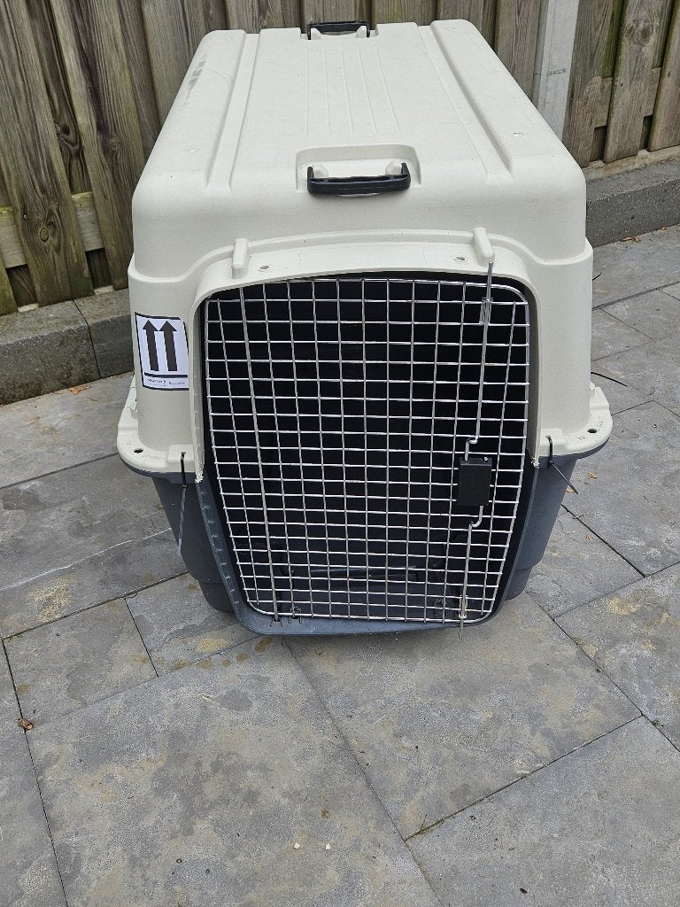 Honden transportkist, Dieren en Toebehoren, Ophalen, Gebruikt