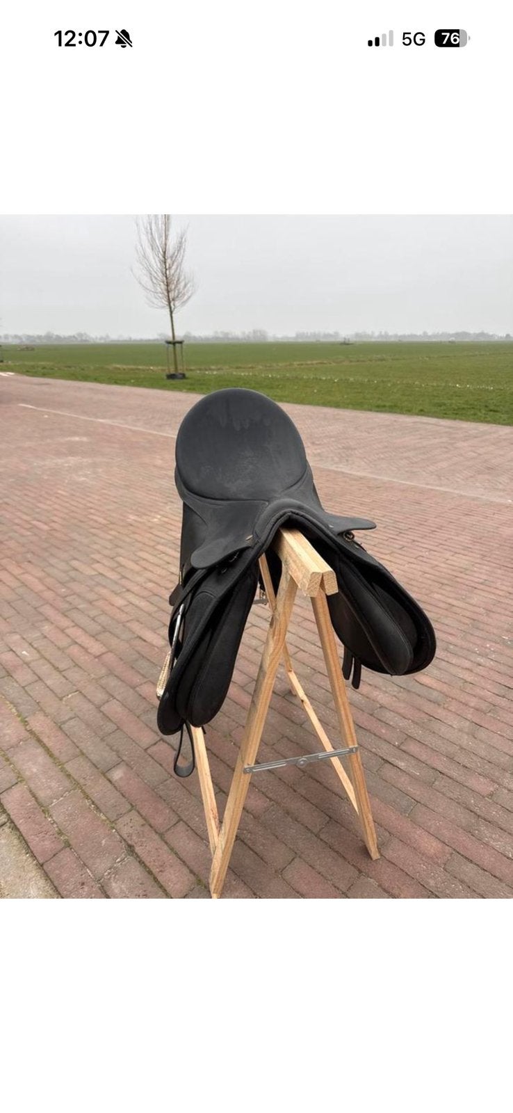 Te koop Wintec zadel, Dieren en Toebehoren, Paarden en Pony's | Zadels, L (17.5 inch), Gebruikt, Vlakke zit, Wintec
