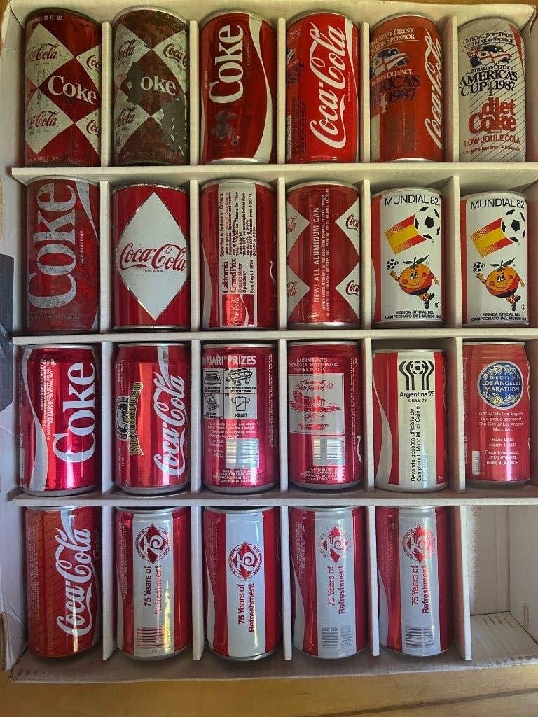 Verzameling Coca Cola blikjes, Ophalen of Verzenden, Gebruikt, Gebruiksvoorwerp