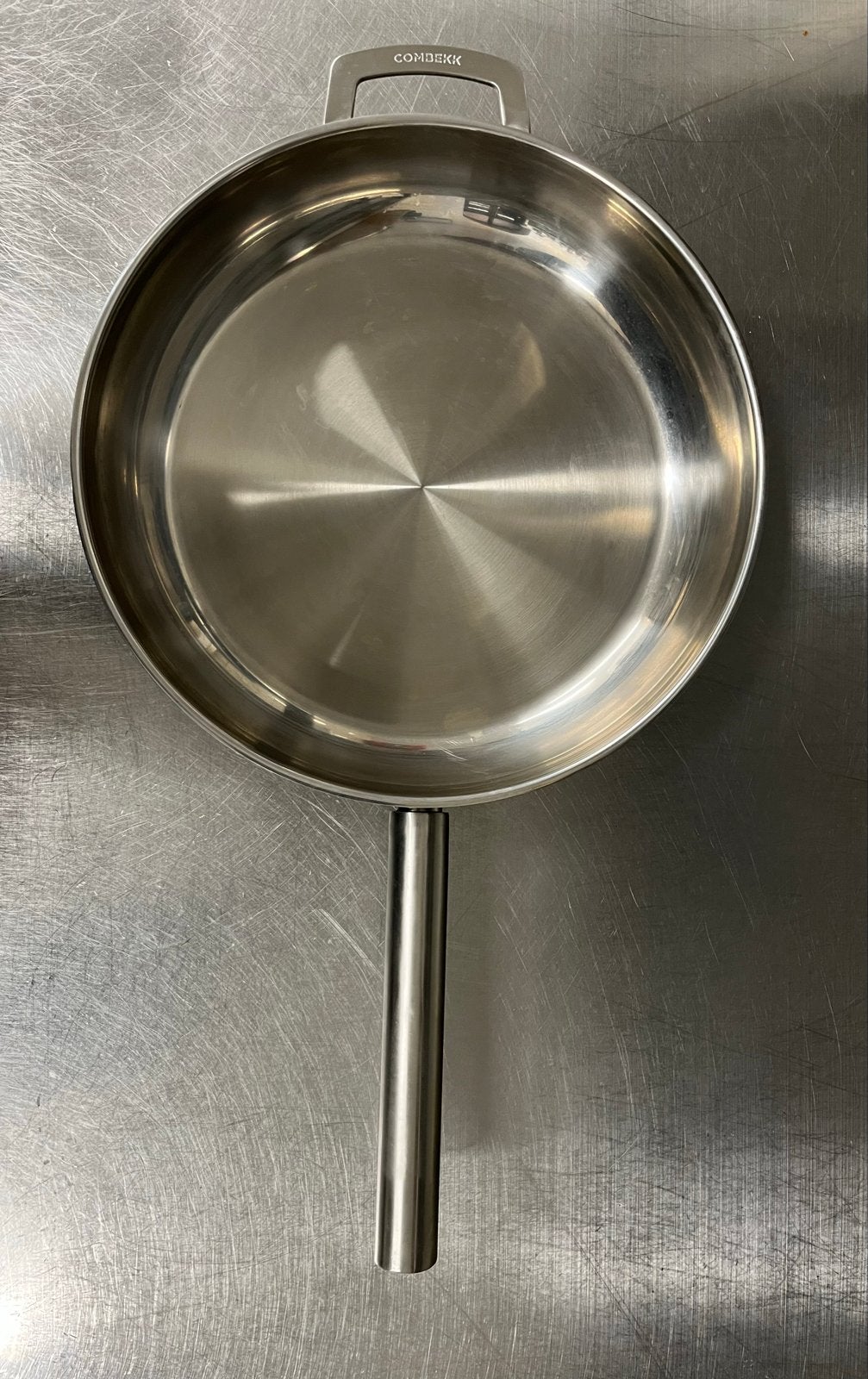 Nieuwe Combekk koekenpan 32cm - stainless steel, Koekenpan, Nieuw, Ophalen of Verzenden, Rvs