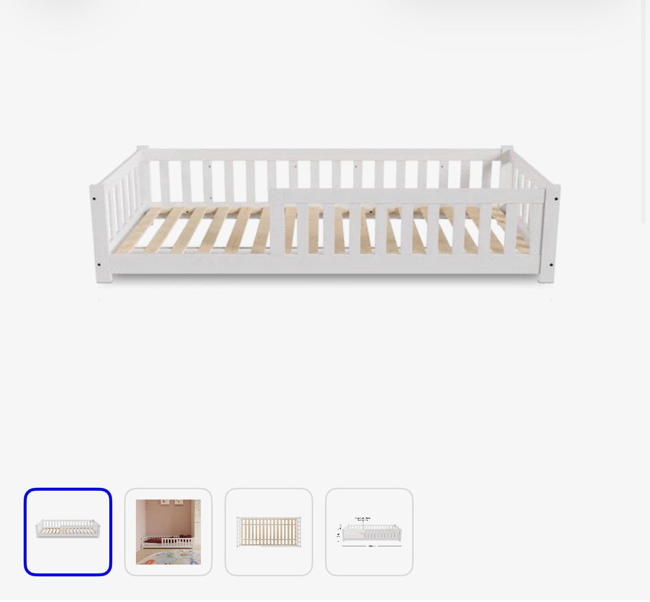 2x NIEUW Kinderbed Naya 90x200 – nog in doos!, Ophalen, 85 tot 100 cm, Nieuw, Lattenbodem