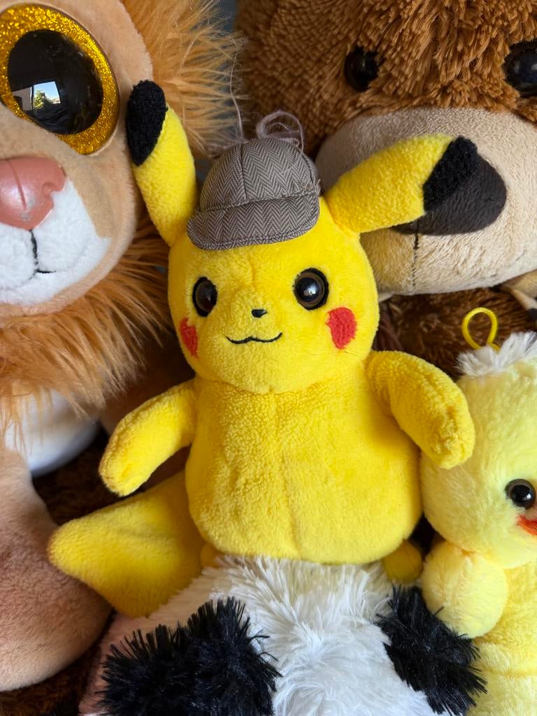 2x Pikachu Knuffeltjes - Pokémon Pluche Figuren, Geel, Overige typen, Ophalen of Verzenden, Zo goed als nieuw