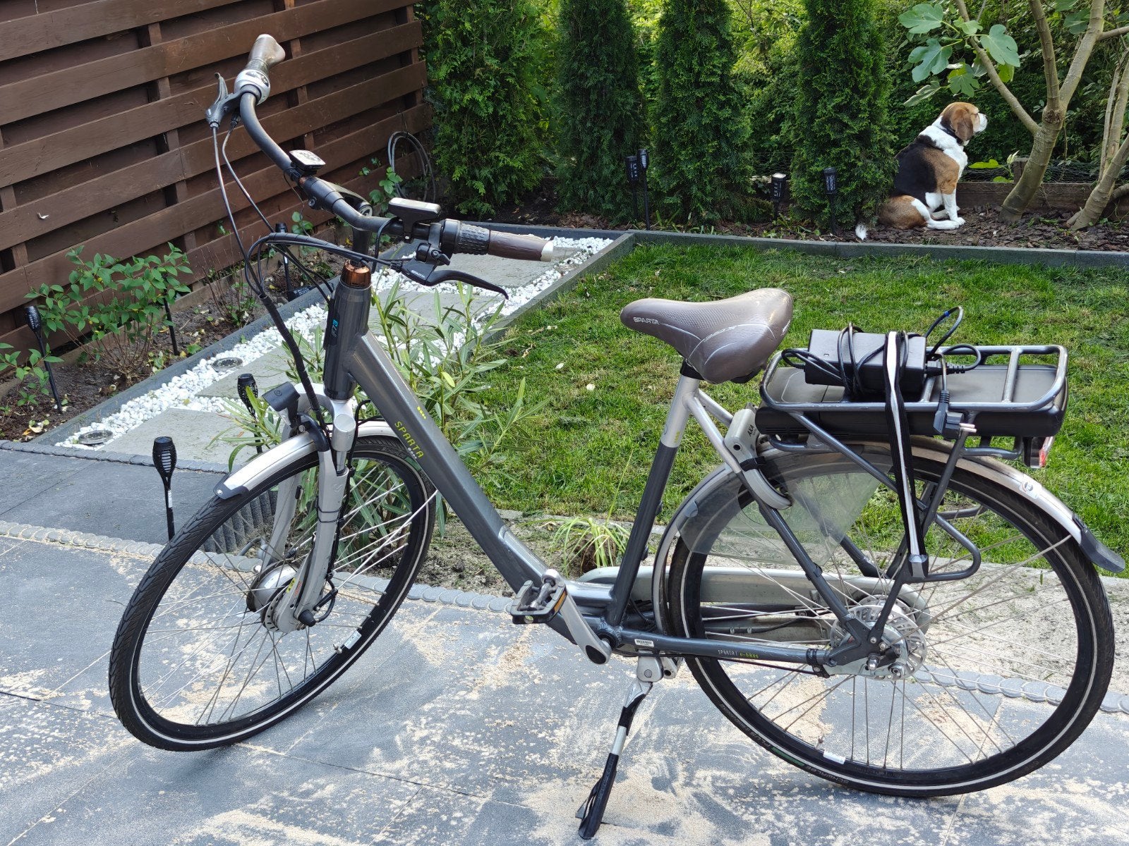 Sparta F7E elektrische damesfiets - Zo goed als nieuw, Fietsen en Brommers, Ophalen, Sparta, Zo goed als nieuw, 50 km per accu of meer