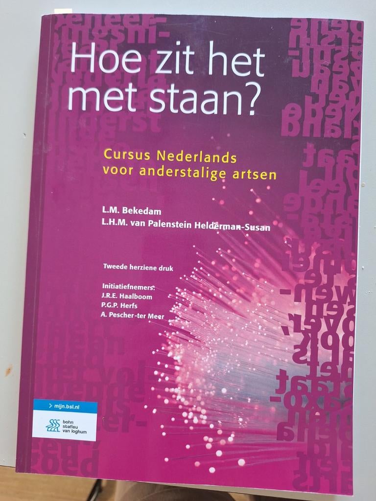 Hoe zit het met staan boek, Ophalen of Verzenden, Zo goed als nieuw, Niet van toepassing, L.M Bekedam